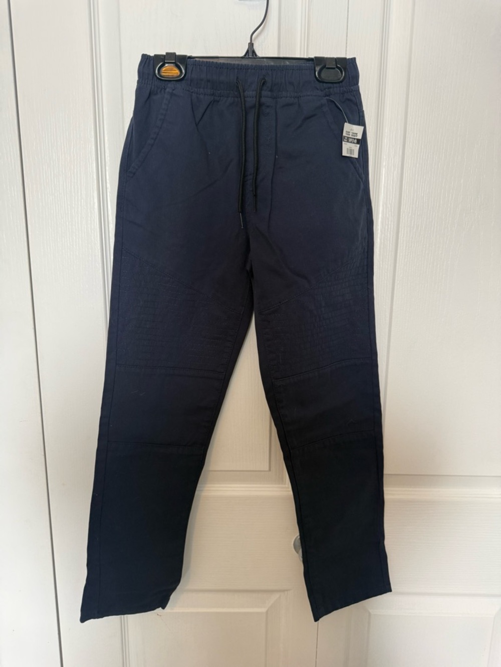Boys Navy Drawstring Jogger Pants